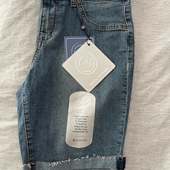 A3 Denim Bermuda Shorts - Picture 1 of 12